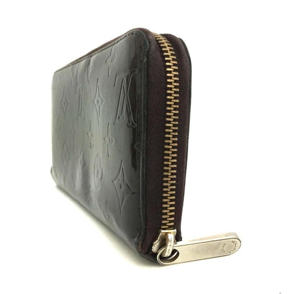 Louis Vuitton Wallet Long Patent Zippy Zip Around Enamel Leather Verni - Picture 3 of 8